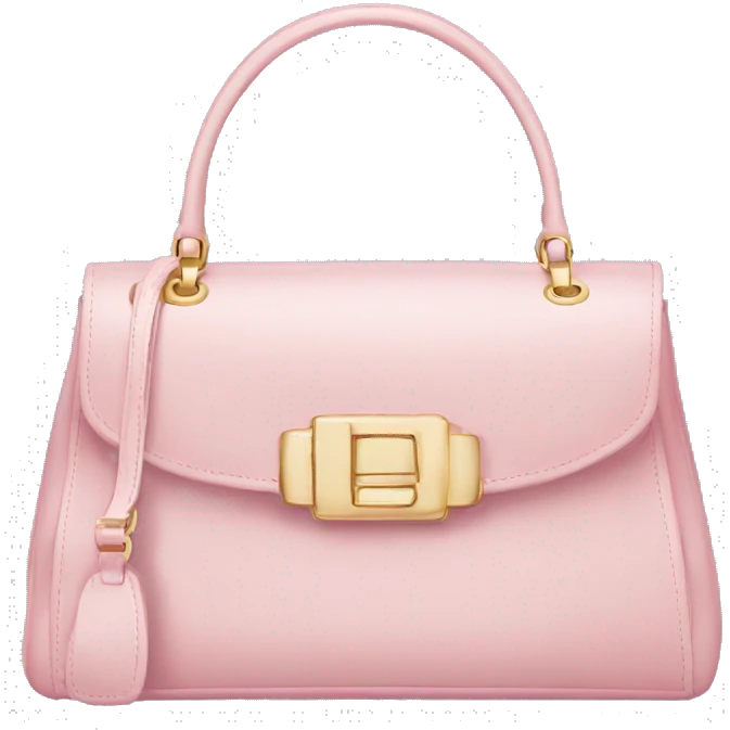 Light pink luxury bag emoji