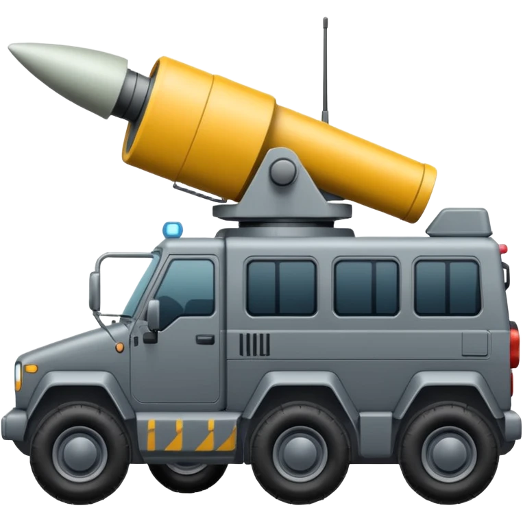 vehicle with electronic warfare equipment without gun emoji