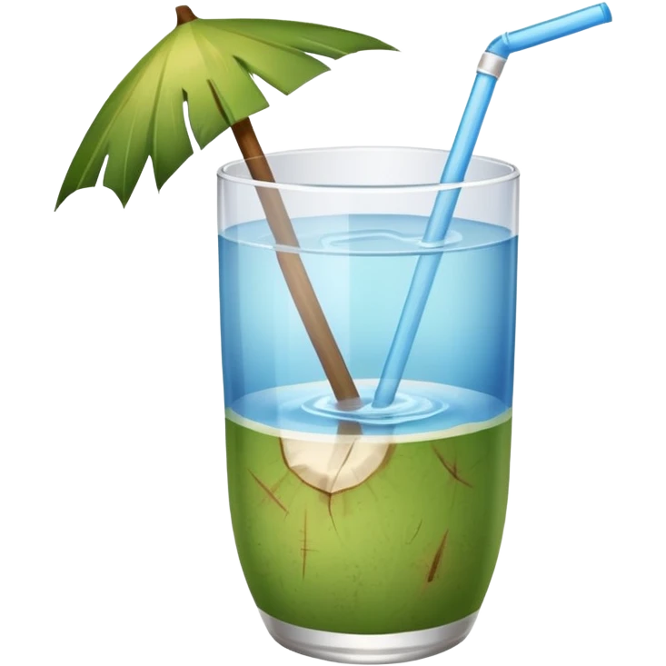 Coconut water emoji