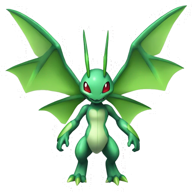 Cool Edgy Chibi Legendary Shiny Fakemon-Pokémon-Genesect-Flygon With Full Body Detailed High Quality emoji