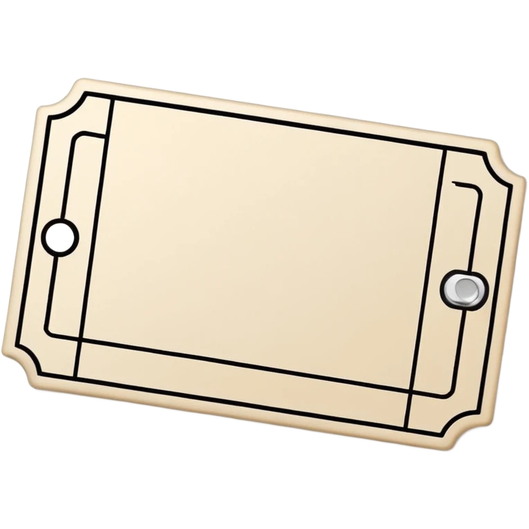 generate me a ticket png emoji