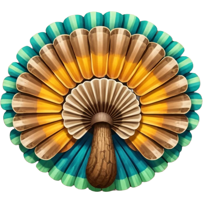 turkey tail mushroom emoji