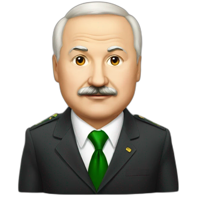 Lukashenko with potato emoji