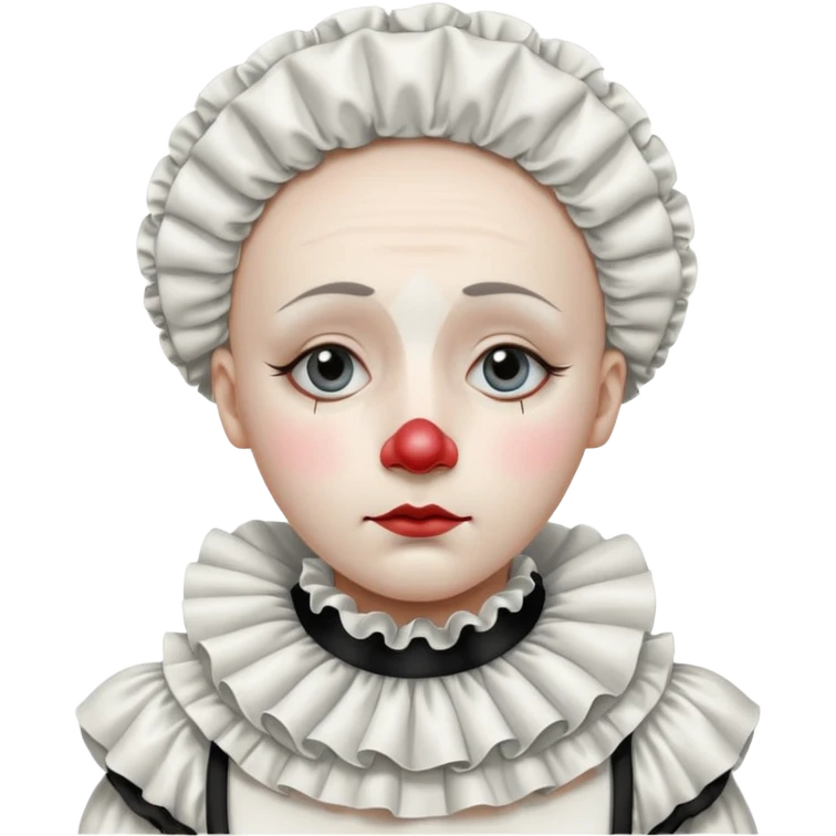 sad pierrot emoji