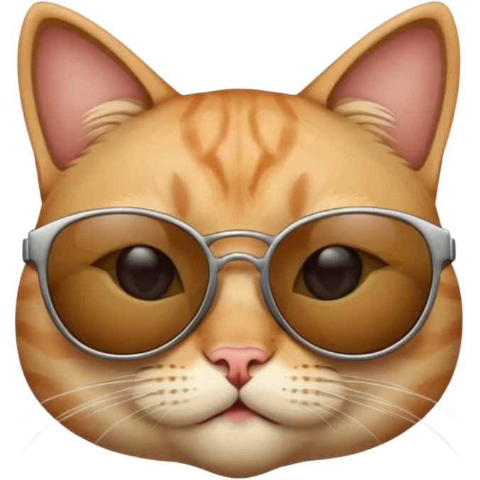 Cat wearing sunglasses emoji