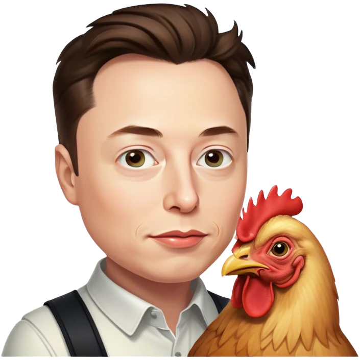 chicken elon musk emoji
