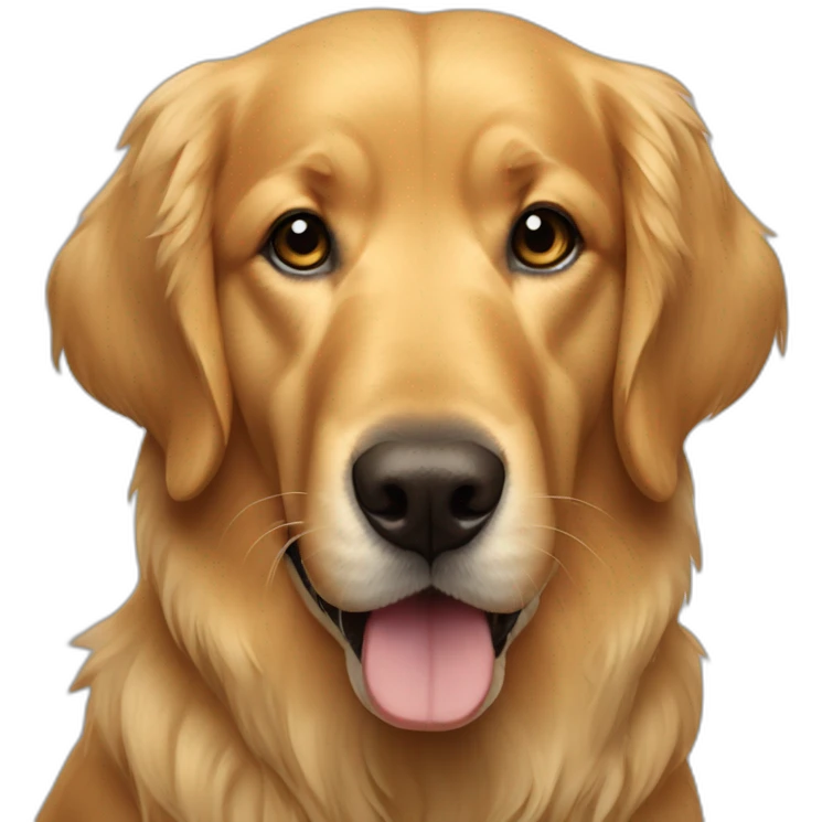 Bedouin golden retriever emoji