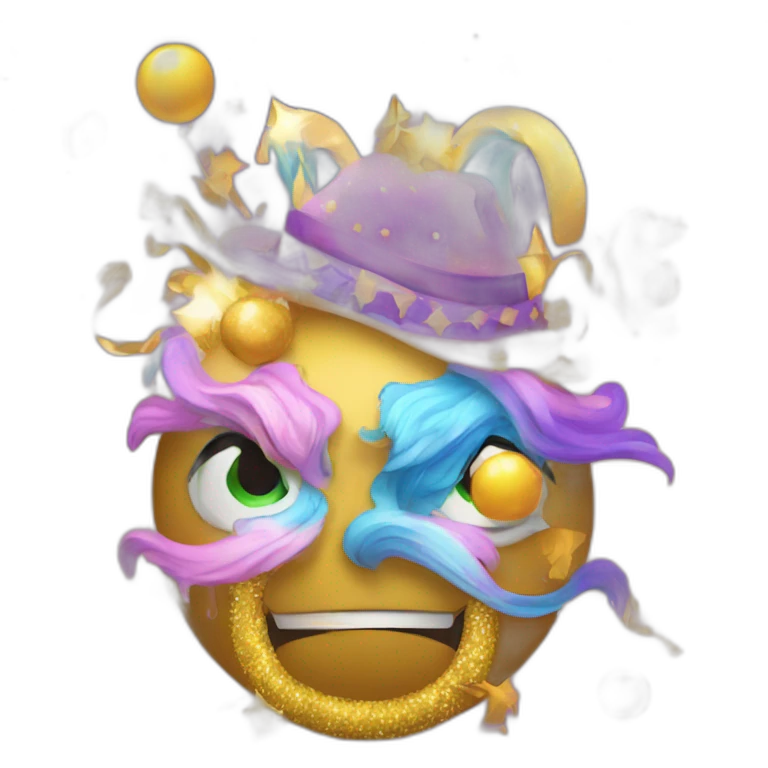 Happy new year card emoji