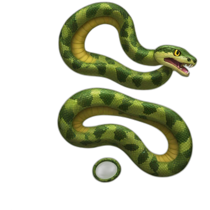 giant snake LGB flag emoji