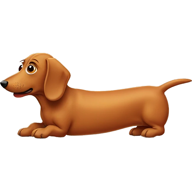wiener dog emoji