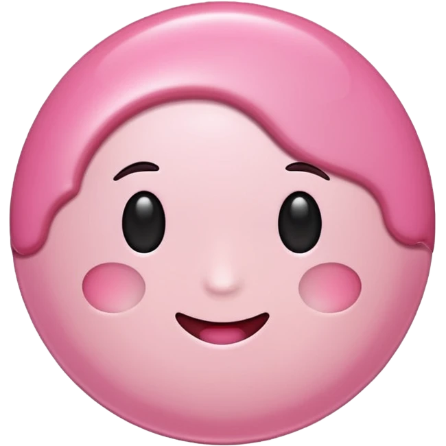 light pink candy emoji