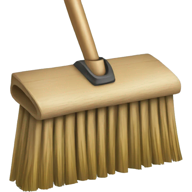 rolling broom emoji