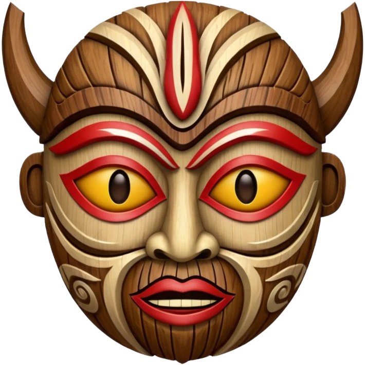 tribal mask emoji