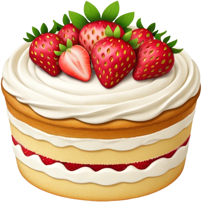 Strawberry chiscake emoji