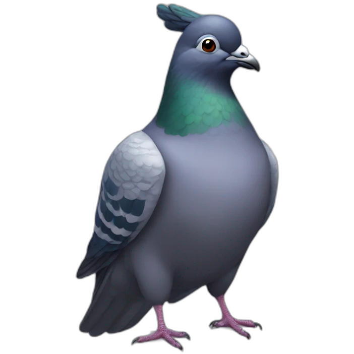 king-pigeon emoji