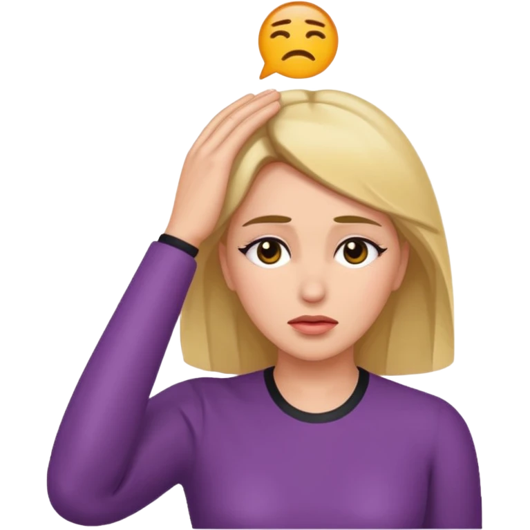 Actress dramatic faint backwards with hand on forehead emoji