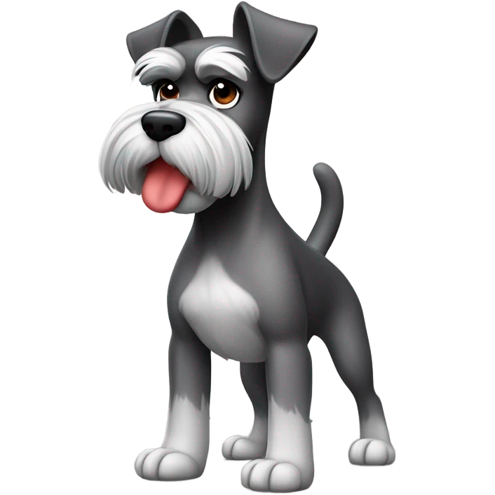 Schnauzer fighter  emoji