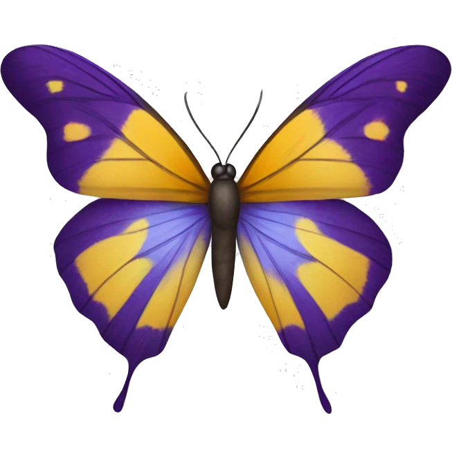 Borboleta roxa emoji