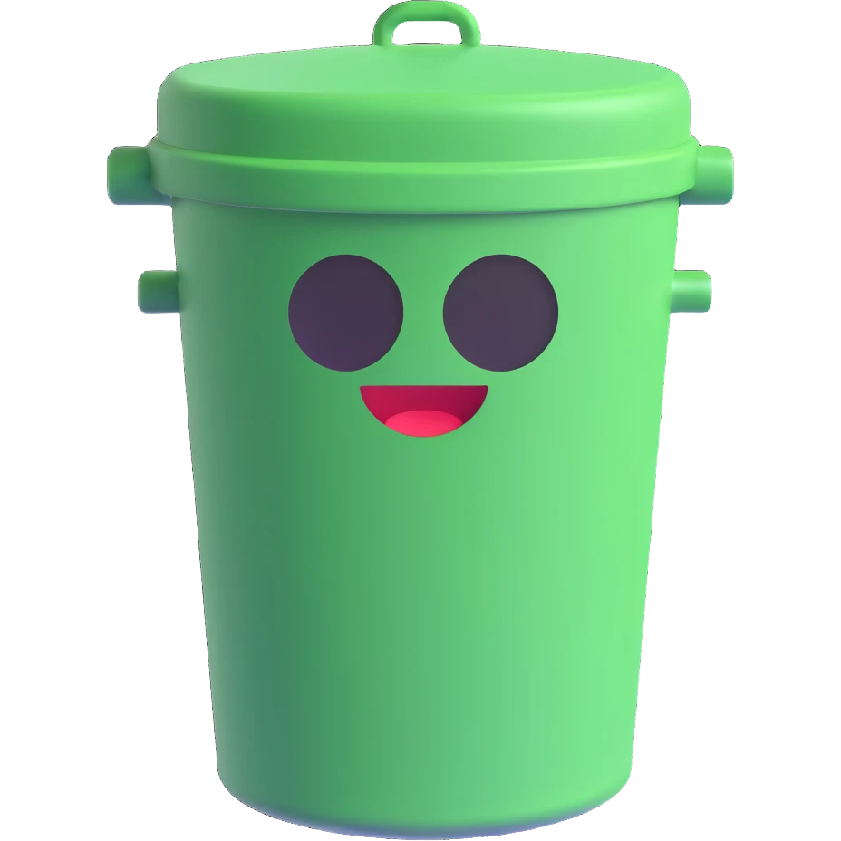 trashcan emoji