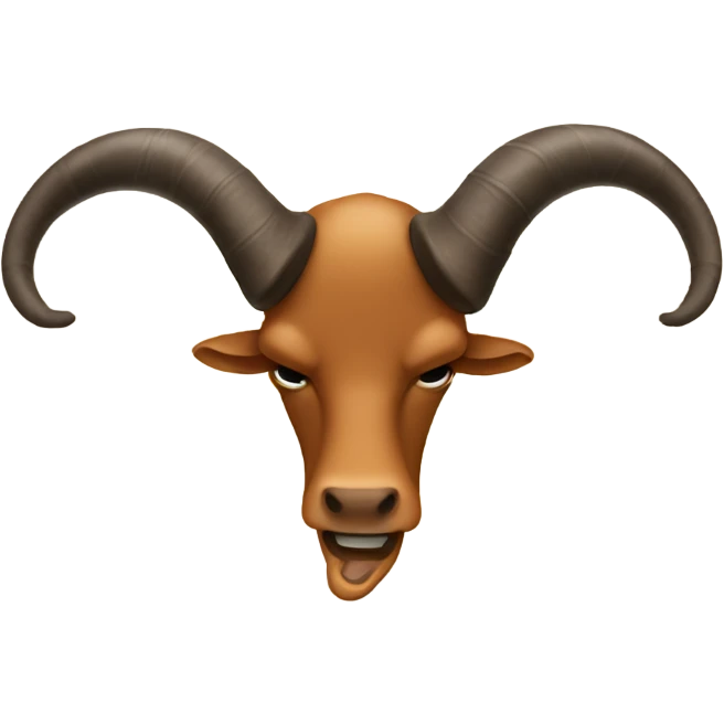 Horns upside down emoji