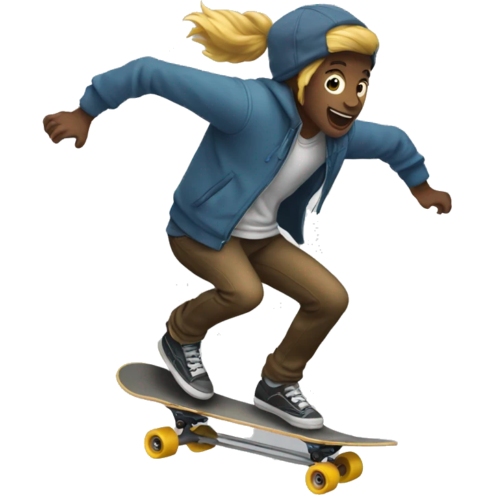 person riding a skateboard emoji