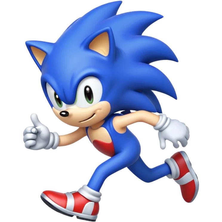Sonic qui court  emoji