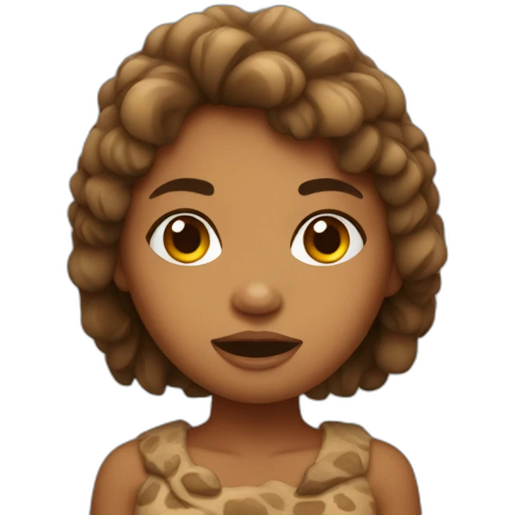 cave woman emoji