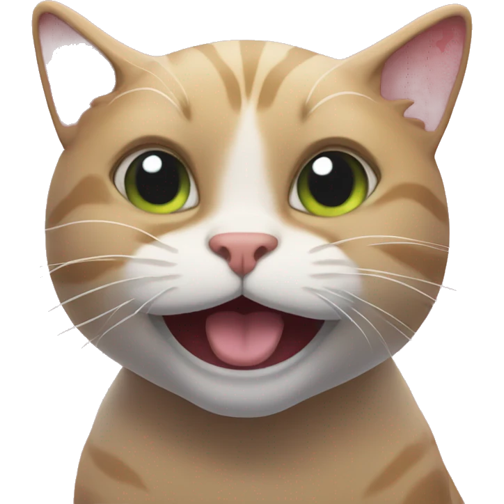 Cat swiming emoji