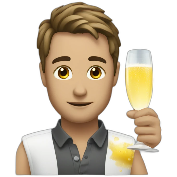champagne sunday emoji