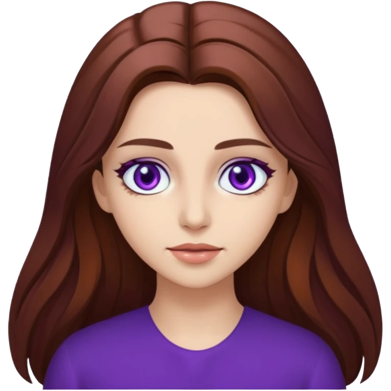 Hande Erçel as a character from game of thrones with purple eyes. emoji
