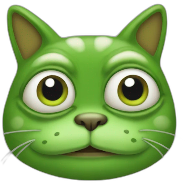 Pepe the frog as cat emoji