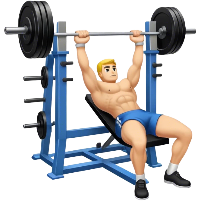 close-grip flat-benchpress emoji