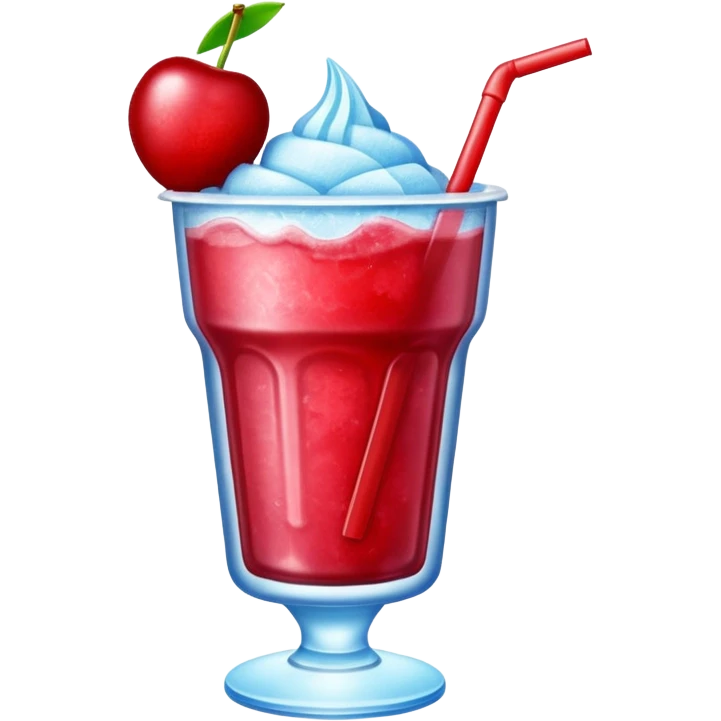 Cherry slushee emoji