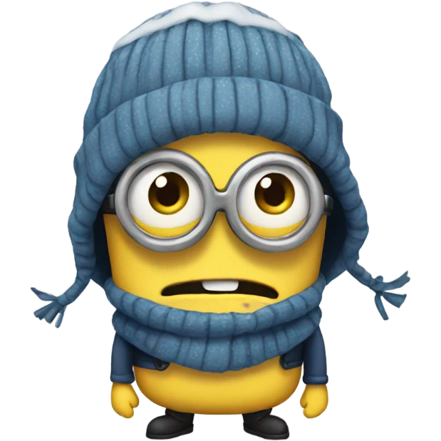shivering minion emoji