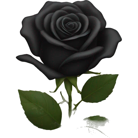 black rose emoji
