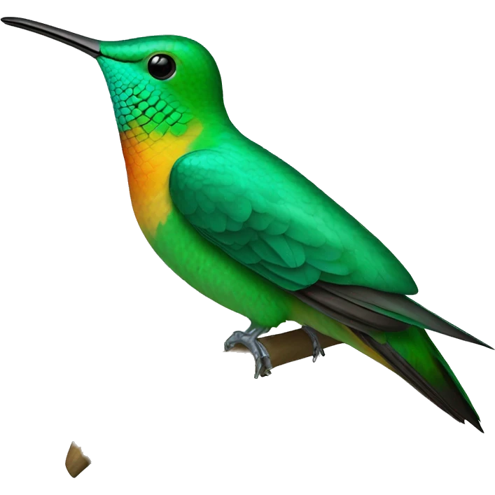 green mango is a large species of hummingbird Reinita Puerto Rico turquoise emoji