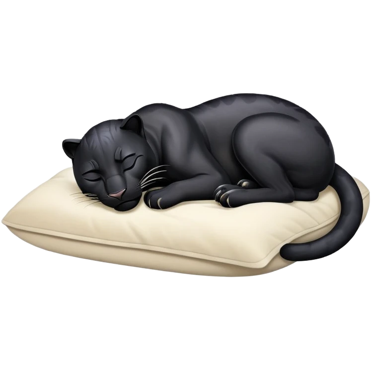 Black Panther sleeping emoji