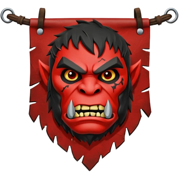 orc war banner emoji