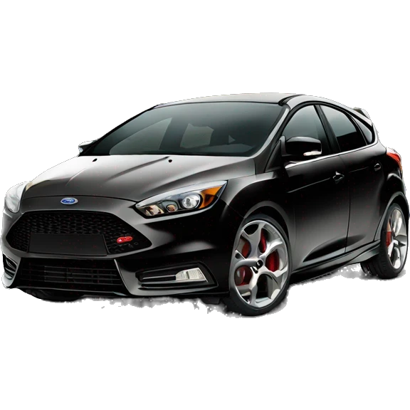 Black 2016 Ford Focus St emoji
