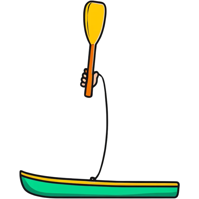 hand with paddle ready to hit emoji