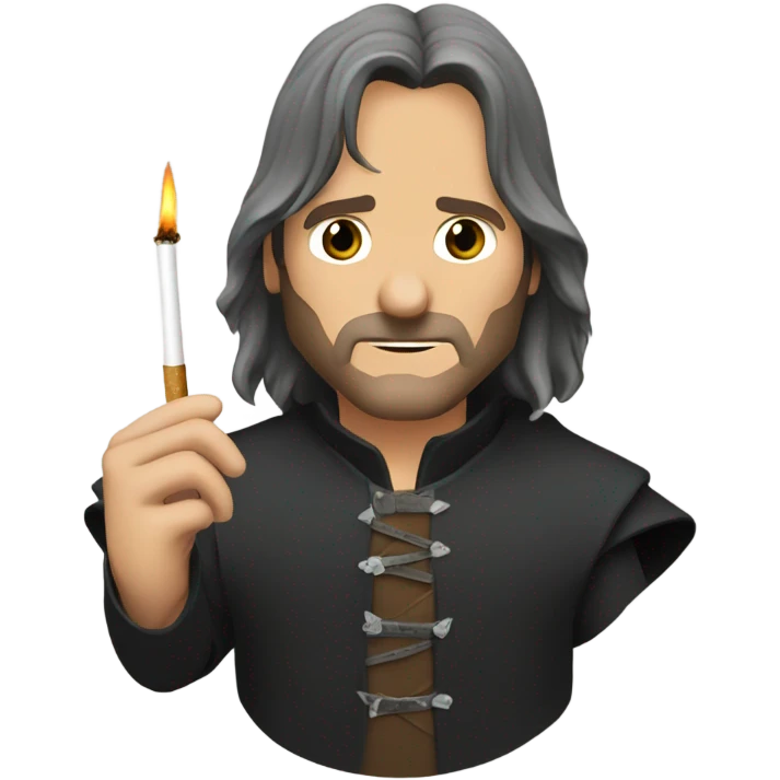 Aragorn cigarette emoji