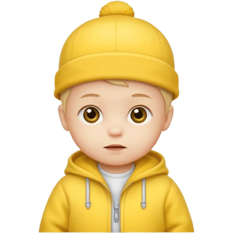 SMALL BABY IN YELLOW emoji
