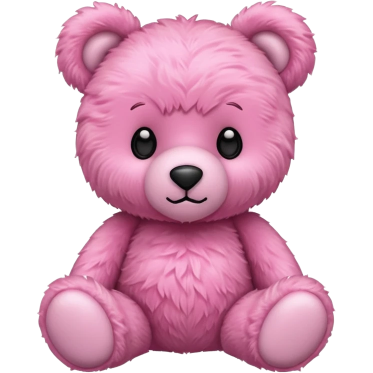 pink teddy bear  emoji