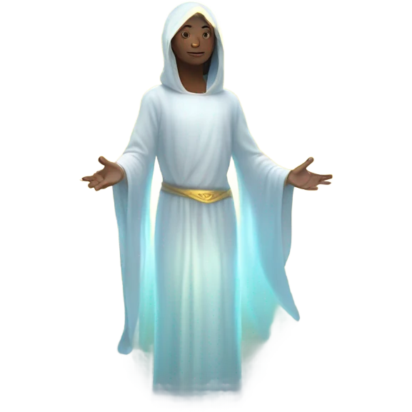Angelic halo emoji