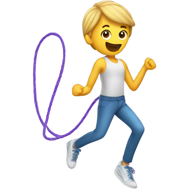 skipping rope in hand emoji