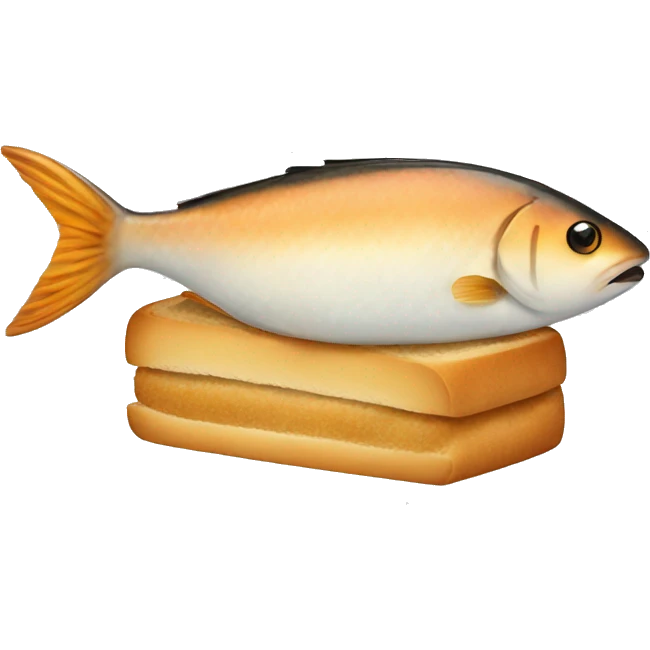 fish with bread emoji