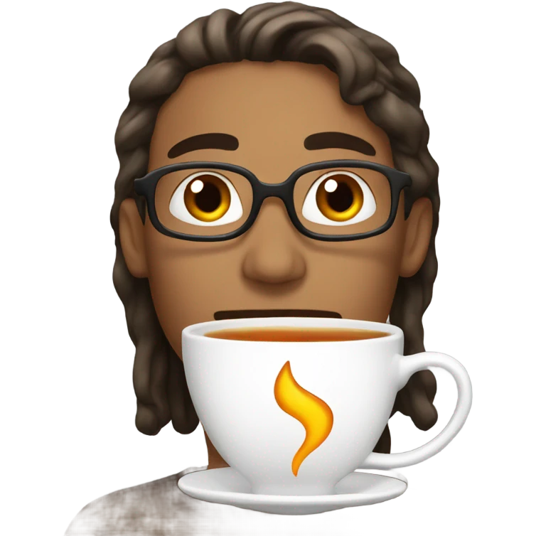 Hot tea emoji
