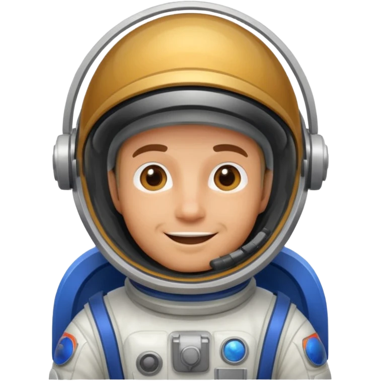 happy male space explorer emoji