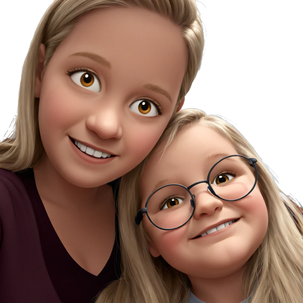 friends sharing smiles indoors emoji