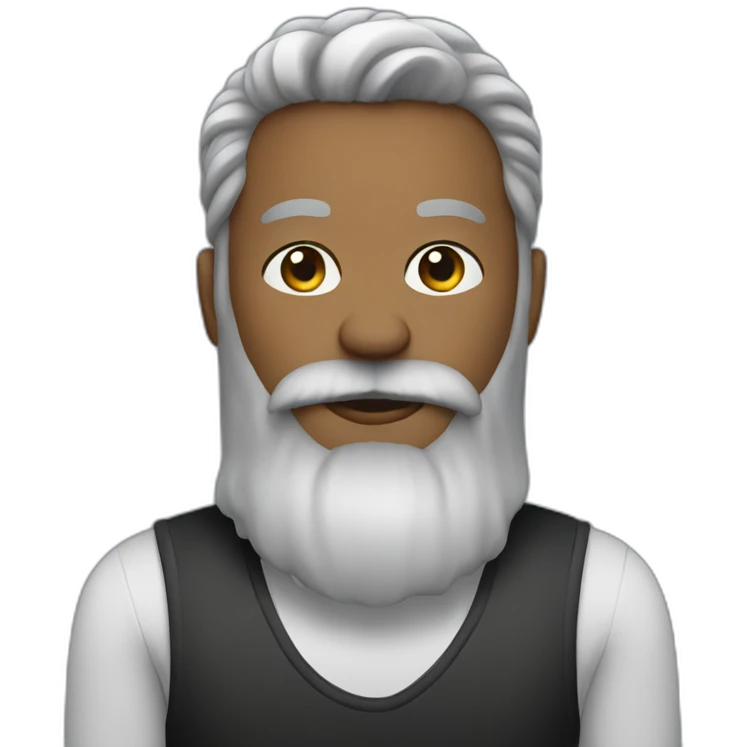 Bearded queer daddy emoji